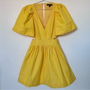 BANANA REPUBLIC RAMIE POPLIN DRESS